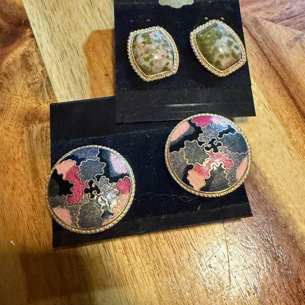 Elegant Multicolor Geometric Earrings